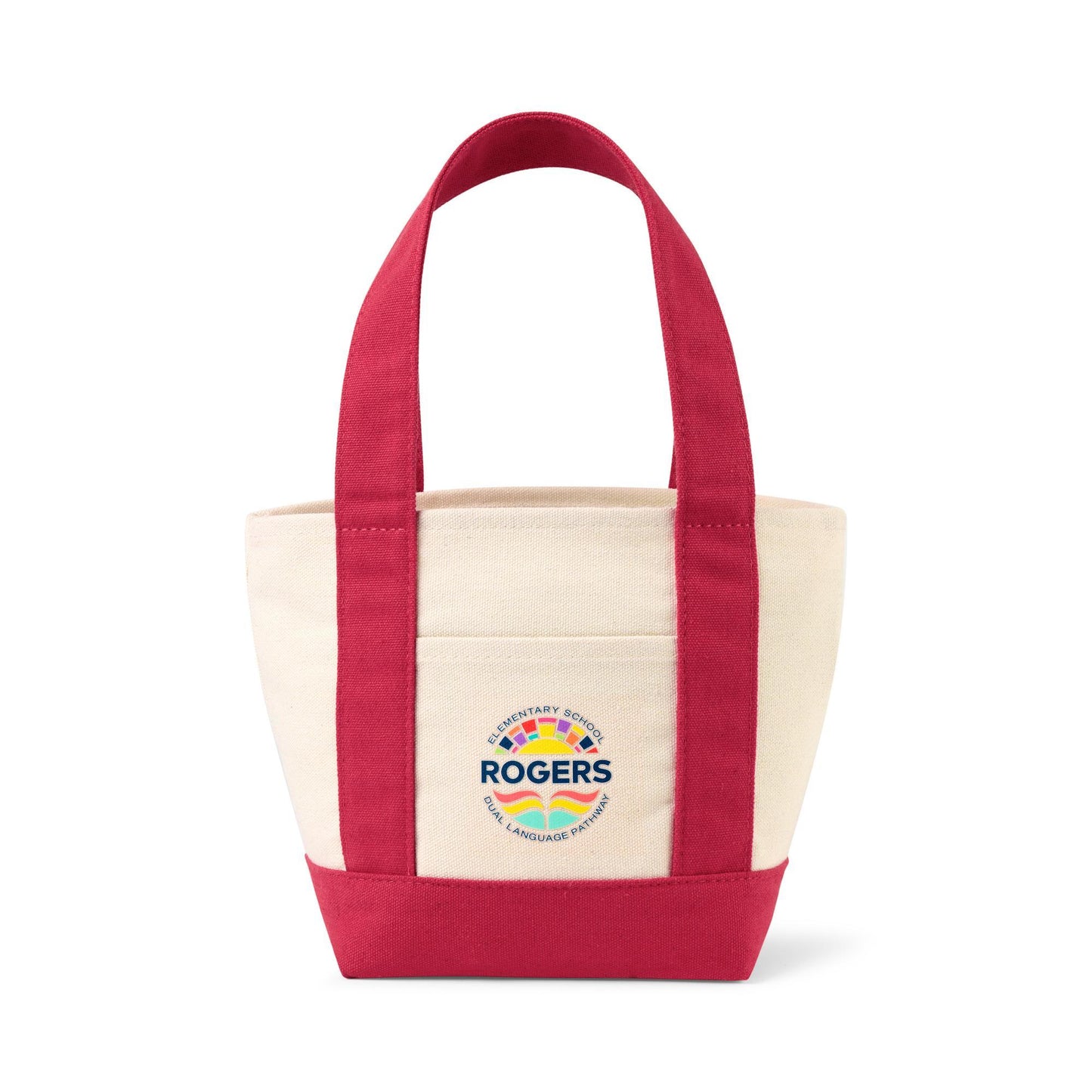Petite Canvas Tote - Red