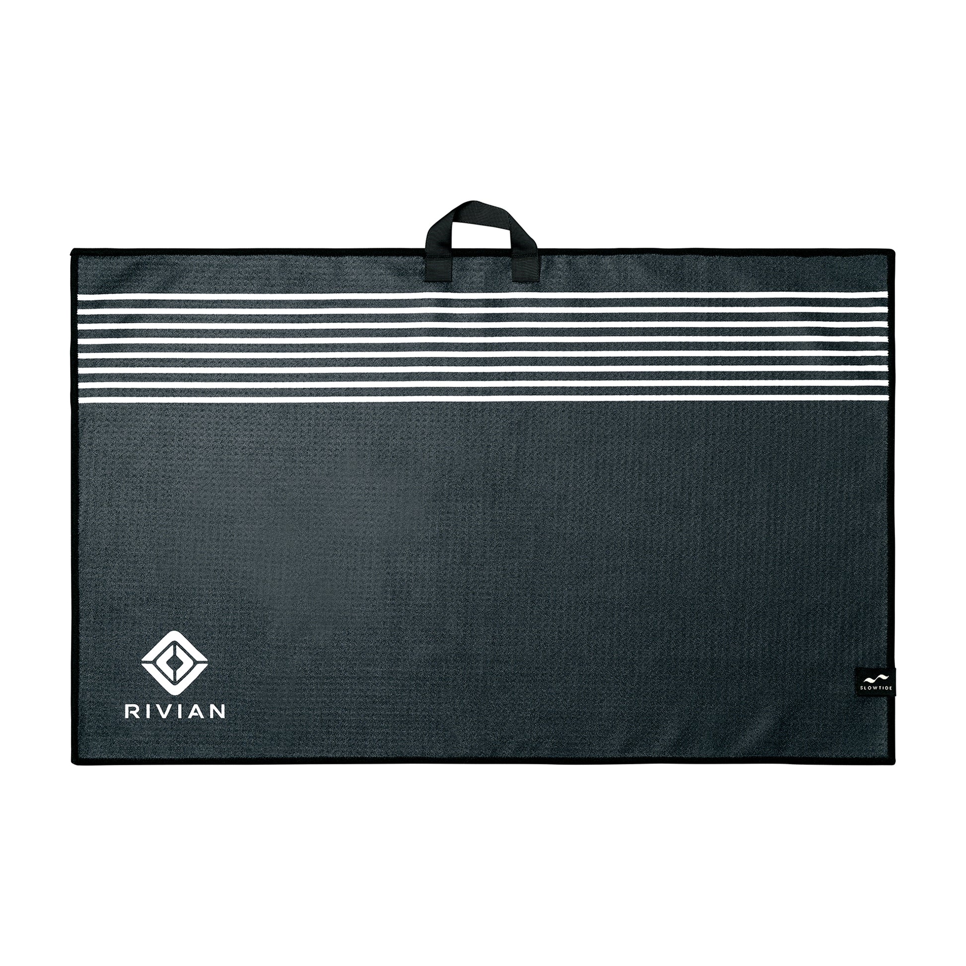 Slowtide® Fairway Quick Dry Golf Towel - Black