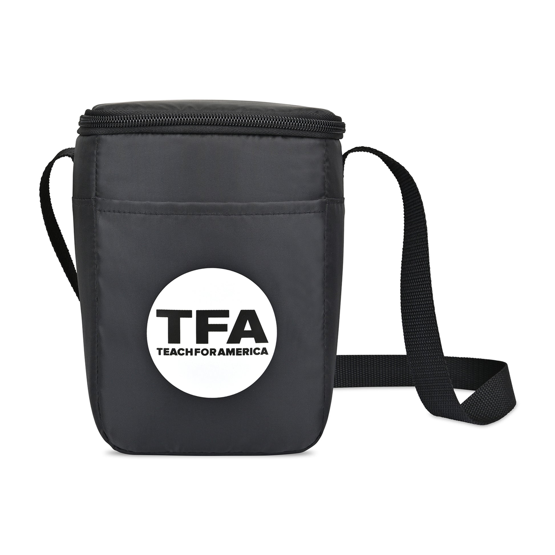 Arlo Recycled rPET 6 Can Lunch Cooler - Black