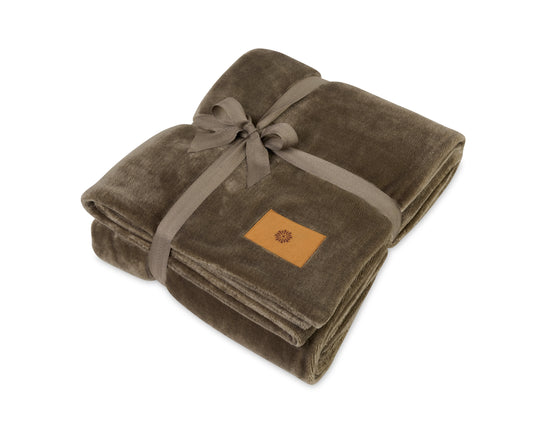 Mink Ever Soft Throw Blanket - Mocha